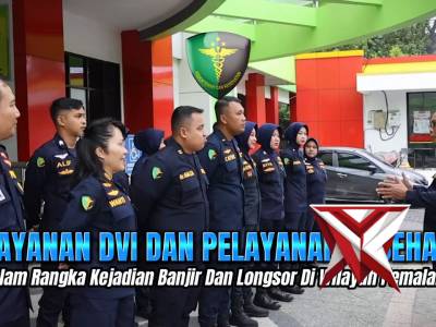Pelayanan DVI dan Pelayanan Kesehatan Kepada Masyarakat Terdampak Banjir & Longsor di Pemalang - PoliceTube