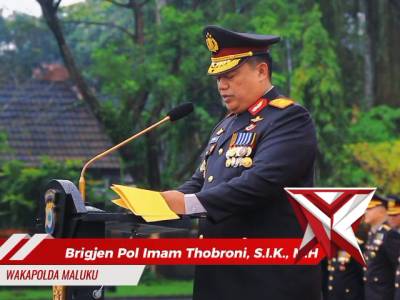 Wakapolda Maluku Pimpin Upacara Peringatan Hari Kemerdekaan RI ke-80
