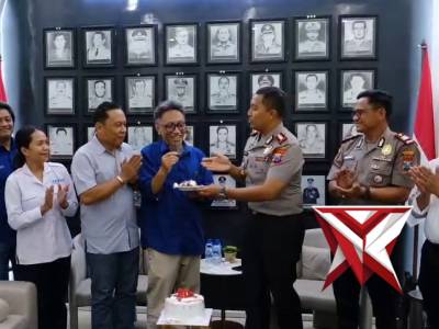Polres Kediri Sambut PWI Kediri Raya di Peringatan HPN 2026 - PoliceTube