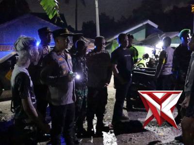 Polsek Lawang Kidul Patroli Gabungan TNI&ndash;Polri dan Tripika, Cipta Kondisi Kondusif Selama Ramadhan - PoliceTube
