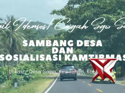 Densus 88 AT Polri Gelar Sosialisasi Kamtibmas dan Pencegahan Paham IRET di Kab. Minahasa Selatan - PoliceTube