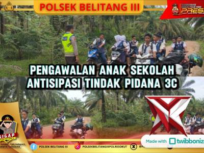Pengawalan Anak Sekolah Anak Sekolah antisipasi 3c