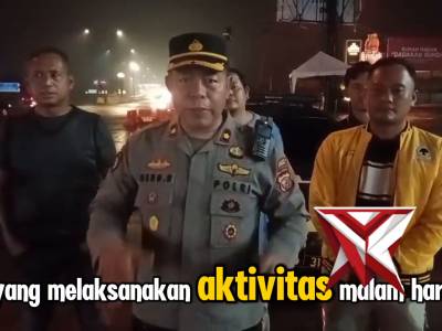 Ciptakan Situasi Aman dan Kondusif, Kapolsek Soreang Pimpin Kegiatan KRYD di Jalan Terusan Tol Soroj - PoliceTube