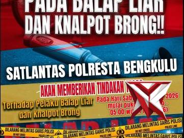 SATUAN LALU LINTAS POLRESTA BENGKULU Sosialisasi Terhadap Pelaku Balap Liar dan Knalpot Brong - PoliceTube