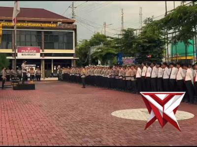 Apel gelar pasukan ops keselamatan polres banjarnegara - PoliceTube