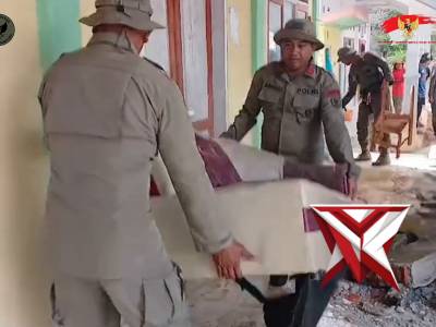 OPS MADAGO RAYA 2025 TANGGAP DARURAT BENCANA GEMPA BUMI DI DESA UERALULU KEC. POSO PESISIR