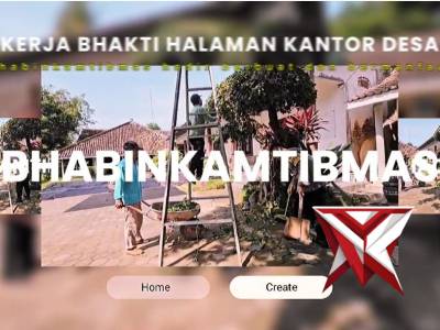 Bhabinkamtibmas Desa Prajekan Lor selalu hadir dalam setiap kegiatan bersama Perangkat Desanya. - PoliceTube