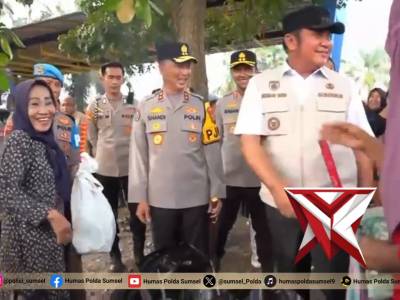 POLDA SUMSEL GELAR PROGRAM BELIDA DI KABUPATEN OGAN ILIR DUKUNG GERAKAN INDONESIA ASRI - PoliceTube