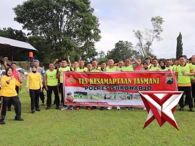 Jaga Kebugaran, Siap Beri Pelayanan Terbaik | Polres Sukoharjo TKJ - PoliceTube