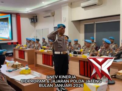 Anev Kinerja Bidpropam dan Jajaran Polda Jateng Bulan Januari 2026 - PoliceTube