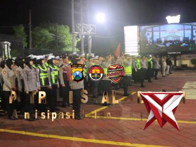 POLRES NGAWI GELAR PATROLI SKALA BESAR ANTISIPASI JELANG PARLUH 2026 - PoliceTube