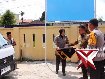 Presiden Resmikan 1.072 SPPG Serentak, Polres Simalungun Launching Dapur Gizi untuk 2.148 Siswa - PoliceTube