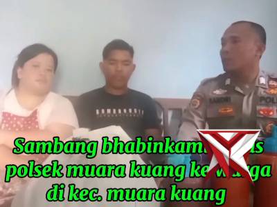 Sambang Bhabinkamtibmas Polsek Muara Kuang - PoliceTube