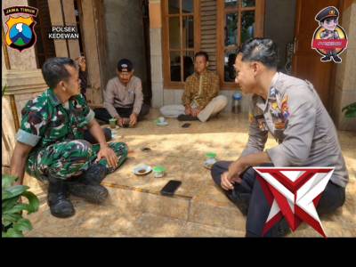 Cangkrukan Kamtibmas Bhabinkamtibmas Desa Beji - PoliceTube