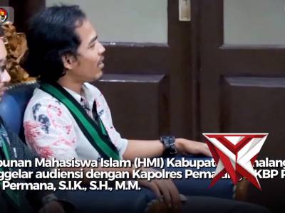 Kapolres Pemalang Menerima Audiensi ketua Bidang KPP BADKO HMI JATENG-DIY Muhammad Nafis Arifudin - PoliceTube