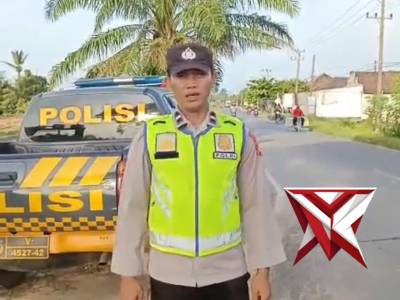 PATROLI POLSEK BELITANG II ANTISIPASI BALAP LIAR DAN 3C