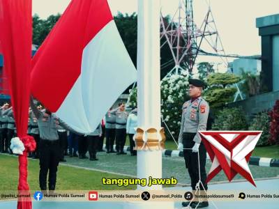 Kapolda Sumsel Irjen Pol. Dr. Sandi Nugroho, S.I.K., S.H., M.Hum Pimpin Upacara Hari Kesadaran Nasio - PoliceTube