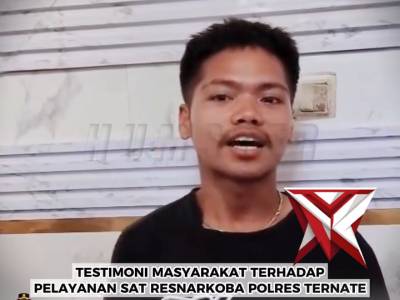 ESTIMONI MASYARAKAT TERHADAP PELAYANAN SAT NARKOBA POLRES TERNATE - PoliceTube