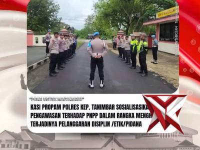 Kasi propam polres Kepulauan Tanimbar - PoliceTube
