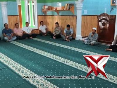 Polres Binjai melaksanakan giat binrohtal - PoliceTube