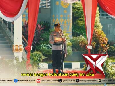 Upacara kesadaran Nasional Polda Sumsel - PoliceTube