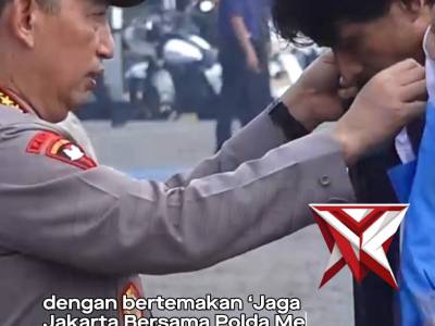 Kapolri Jenderal Polisi Drs. Listyo Sigit Prabowo, M.Si., menghadiri kegiatan &lsquo;Apel Ojol Kamtibmas&rsquo; - PoliceTube