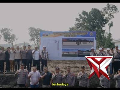 Polres Kediri Resmi Mulai Pembangunan Lapangan Tembak Tathya Dharaka - PoliceTube