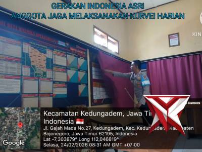 KURVEI GERAKAN INDONESIA ASRI POLSEK KEDUNGADEM
