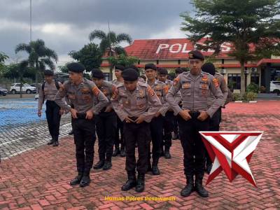 Peningkatan Kemampuan Pengendalian Masa Polres Pesawaran