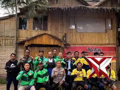 Kapolda Bengkulu melaksanakan kegiatan peninjauan Gerai Ojol Kamtibmas - PoliceTube