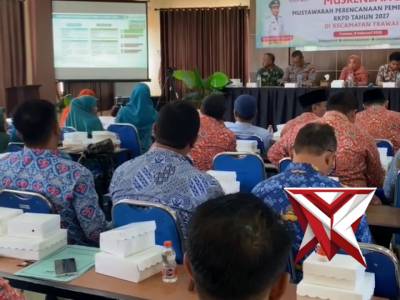 Kapolsek Trawas diwakili Kasium Aipda Agus hadir giat Musrenbang Kec. Trawas tahun 2026 - PoliceTube