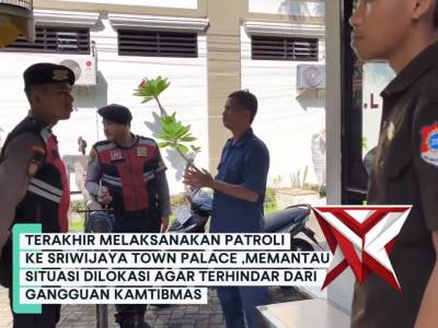 Patroli di Kawasan Pertokoan dan UMKM Kota Mataram