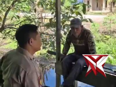 Himbauan Personil Polsek Sabak Auh