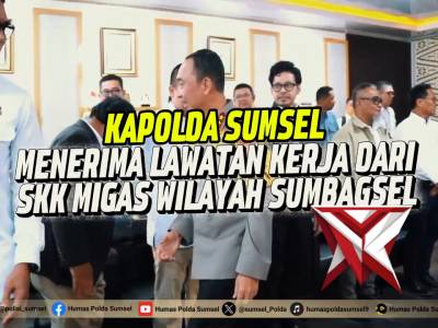 Polda Sumsel Perkuat Pengamanan Sektor Energi Nasional dengan SKK Migas - PoliceTube