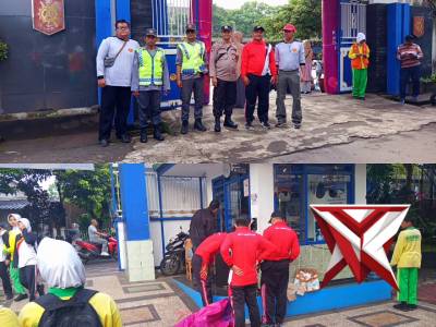 Pengamanan jalan santai di smpn 2 sumberpucung - PoliceTube