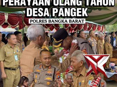 Kapolres Bangka Barat Dukung Penuh Pengembangan Wisata Desa Pangek - PoliceTube