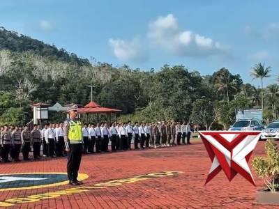 POLRES LINGGA GELAR APEL OPS KESELAMATAN SELIGI 2026 - PoliceTube