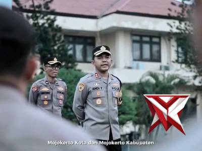 Apel pam giat kunker Wakil Presiden RI ke wilayah hukum polres mojokerto - PoliceTube