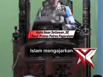 Khutbah keliling personil polres Pagar Alam - PoliceTube
