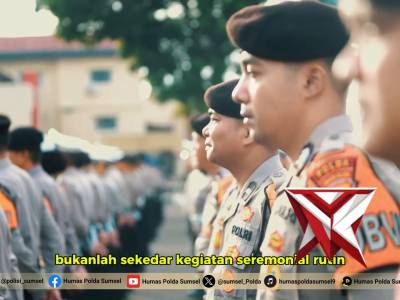 Kapolda Sumsel Pimpin Upacara Hari Kesadaran Nasional - PoliceTube