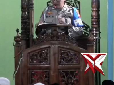 Khutbah keliling personil polres Pagar Alam