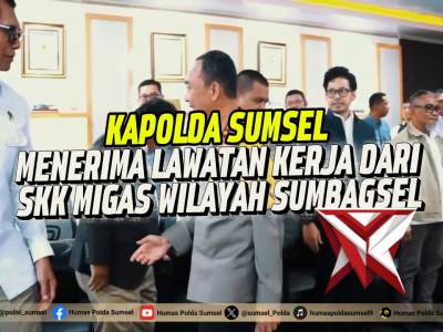 Polda Sumsel Perkuat Pengamanan Sektor Energi Nasional dengan SKK Migas

PALEMBANG - Polda Sumatera