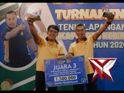 *Final Turnamen Tenis Lapangan Piala Kapolres Kediri 2026 Berlangsung Meriah* KEDIRI&mdash; Turnamen Teni - PoliceTube