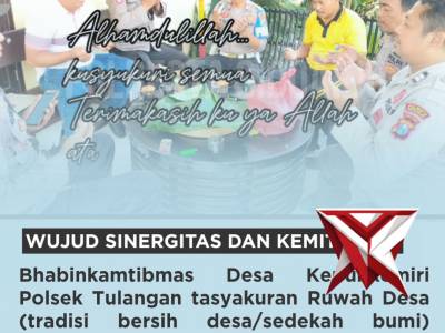 WUJUD SINERGITAS DAN KEMITRAAN BHABINKAMTIBMAS POLSEK TULANGAN - PoliceTube