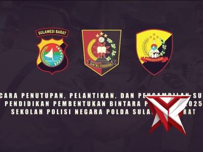 Upacara Penutupan Penididikan Bintara Polri T.aA. 2025 SPN POLDA SULBAR