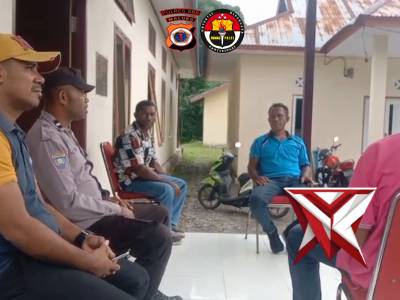 GIAT BHABINKAMTIBMAS POLSEK TANIWEL TIMUR - PoliceTube