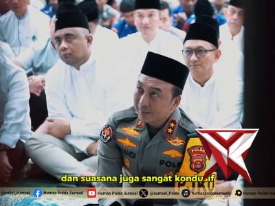 Polda Sumsel Gelar Safari Ramadhan 1447 H, Perkuat Sinergisitas Forkopimda Palembang - Kepolisian D - PoliceTube