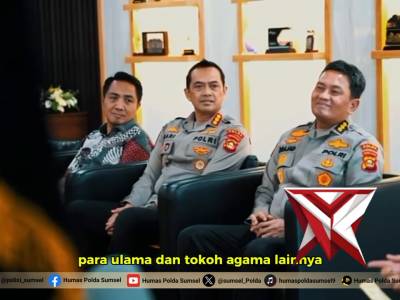 Kapolda Sumsel Perkuat Kolaborasi Bersama FKUB, MUI dan LDII untuk Jaga Kamtibmas - PoliceTube