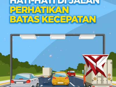 Hati  hati dijalan perhatikan batas Kecepatan