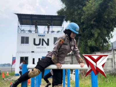 Halang Rintang Seleksi Polwan FPU 6 Minusca